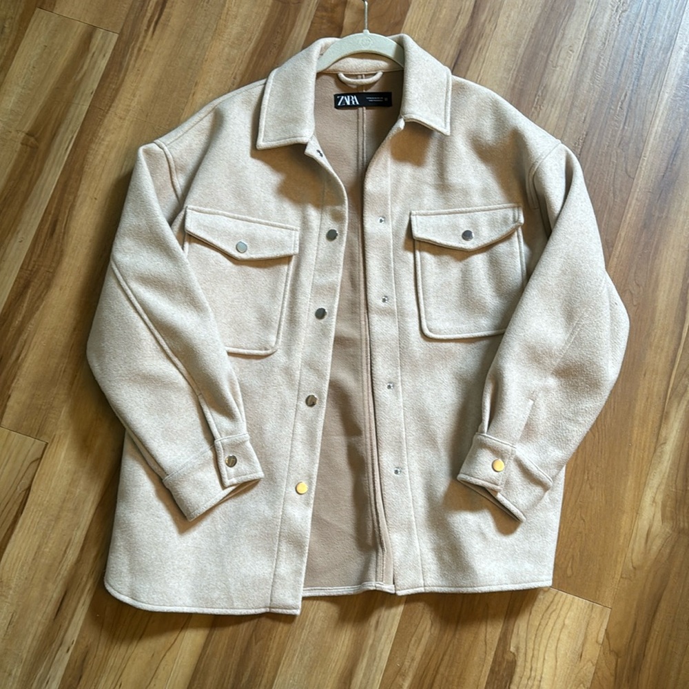 Zara button up shirt jack